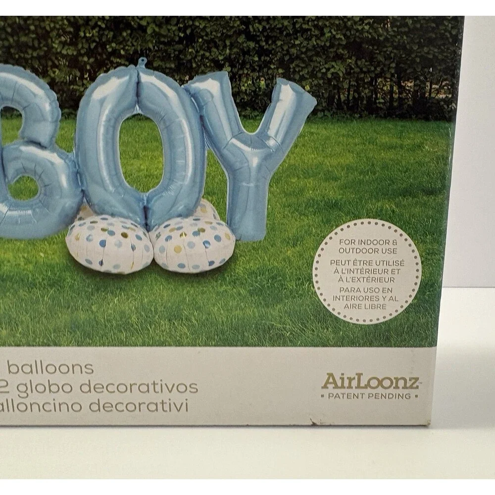 Anagram Airloonz ITS A BOY Pink 2 Decorative Balloons Indoor/Outdoor 106